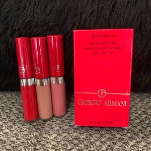 Giorgio armani 3*1.5ml lipstick travel set